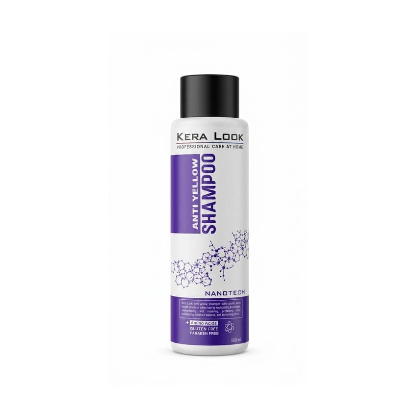 Kera Look Anti-Yellow Shampoo (Nanotech) – 500ml | shampoo-and-conditioner | kera-look