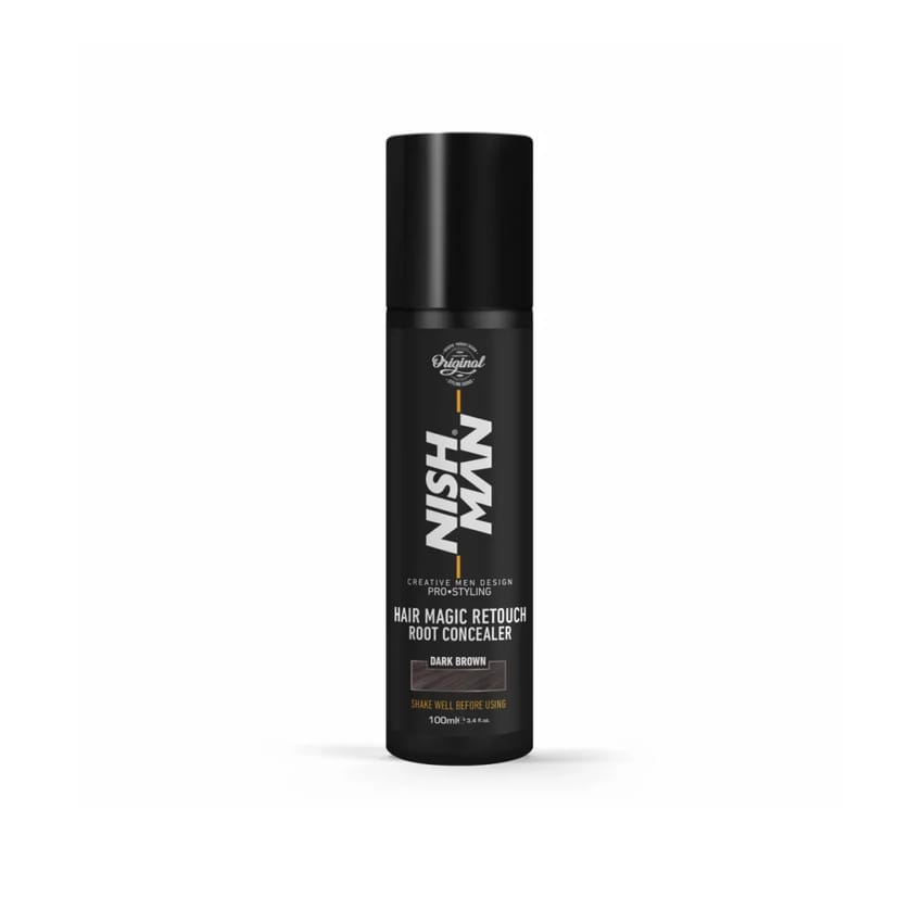 Nishman Hair Magic Retouch Root Concealer – Dark Brown | nishman | grey-root-concealer