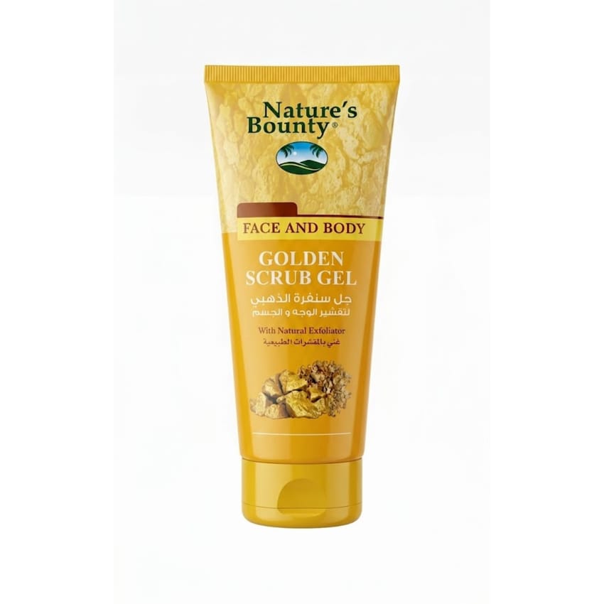 Nature's Bounty Golden Scrub Gel for Face & Body – 200ml