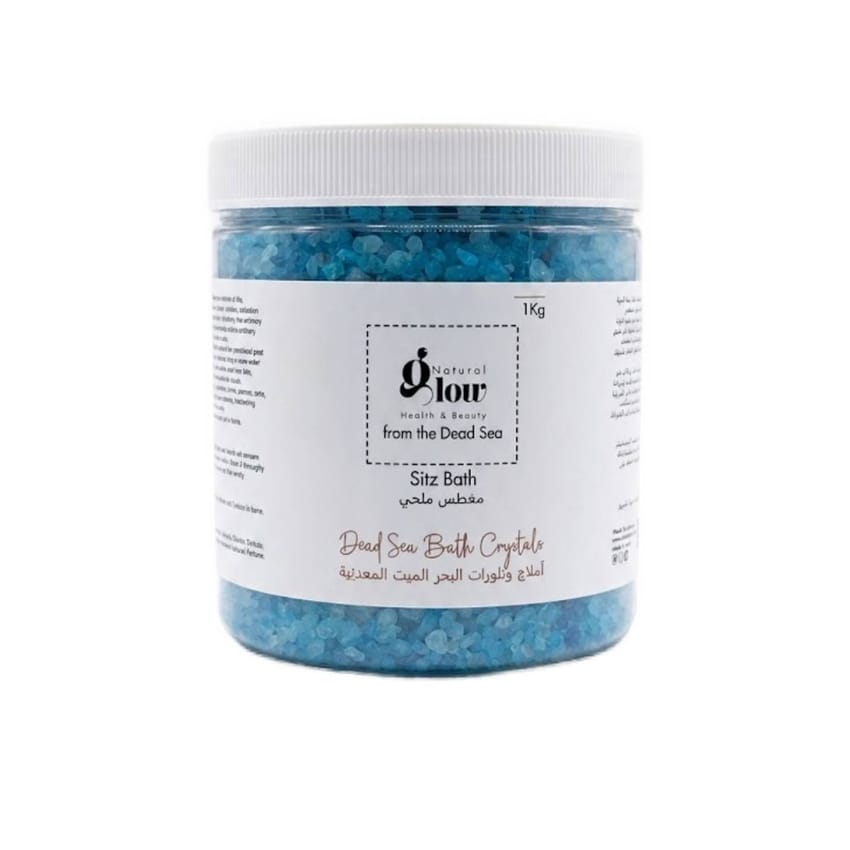 Natural Glow Blue Dead Sea Bath Crystals – Sitz Bath