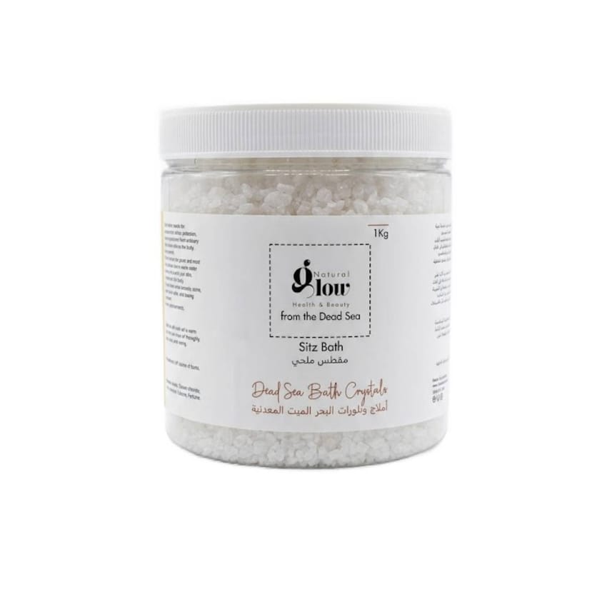 Natural Glow Pure Colorless Dead Sea Bath Crystals – Sitz Bath