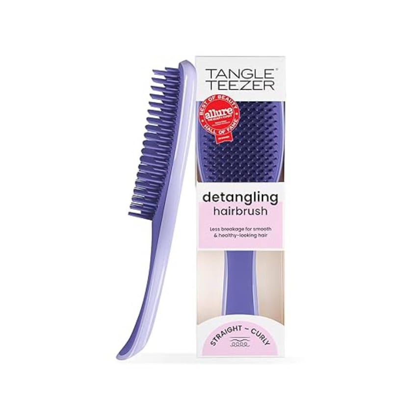 Tangle Teezer Detangling Brush – Purple (Straight to Curly)