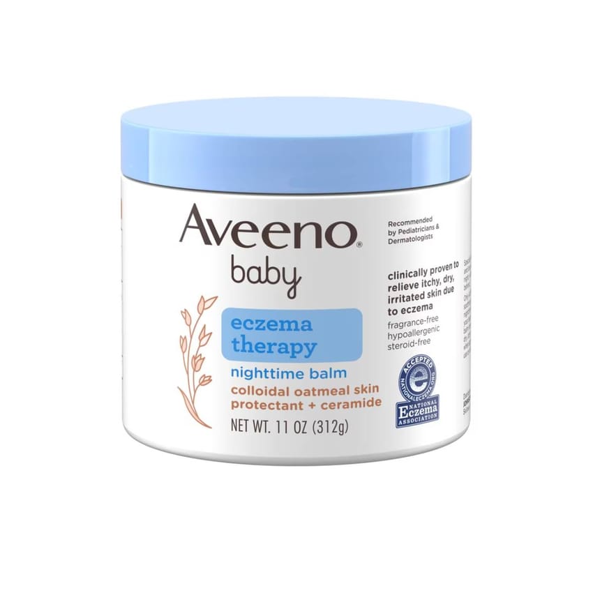 Aveeno Baby Eczema Therapy Nighttime Body Balm, 11 oz | baby-care | skin-treatment | skin-care | aveeno
