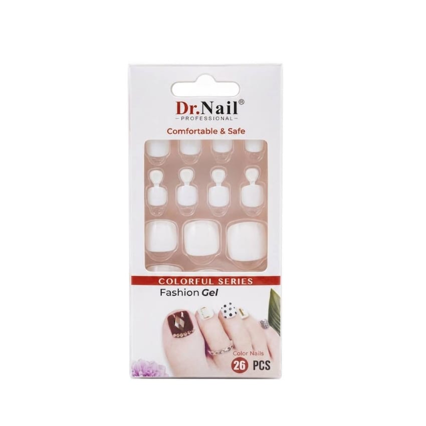 Dr. Nail FT09 Press-On Toenails – 26 Pieces | fake-nails | dr-nail