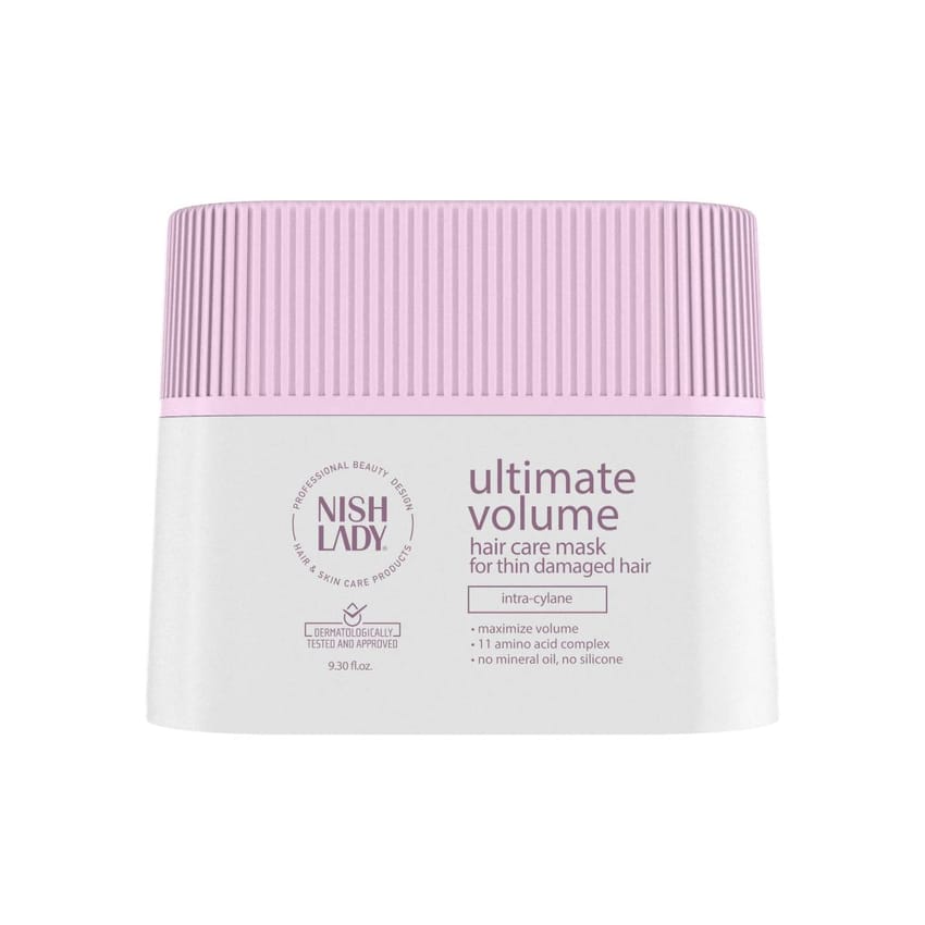 Nish Lady Ultimate Volume Mask for Thin & Damaged Hair 296 ml