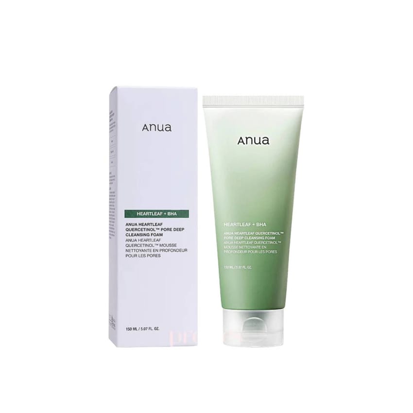 ANUA Heartleaf Quercetinol Pore Deep Cleansing Foam 150 ml | face-wash | cleansing | anua | face-care