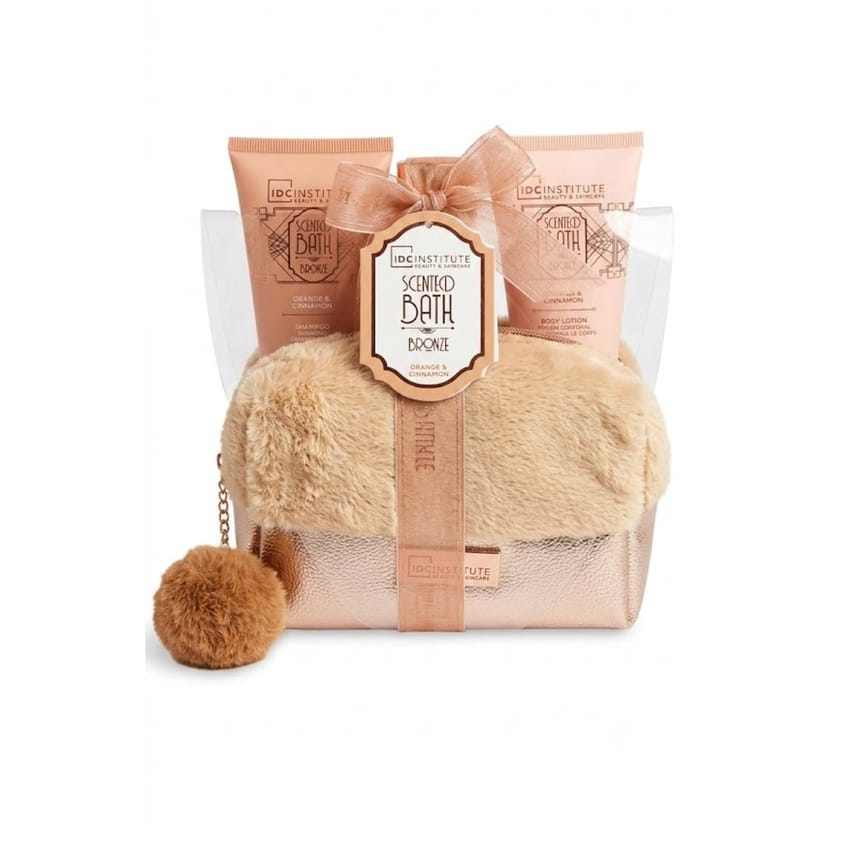 IDC Institute Orange & Cinnamon Beauty Set with Luxury Bag | body-care