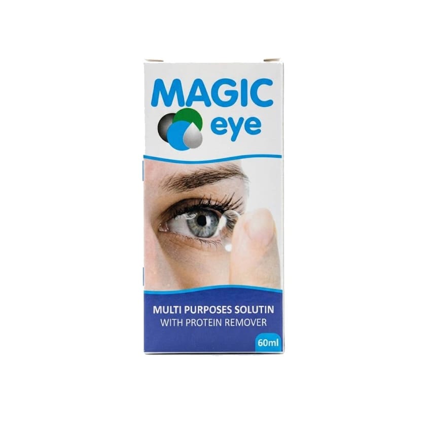 ماجيك آي محلول متعدد الأغراض للعدسات اللاصقة 60 مل | lenses