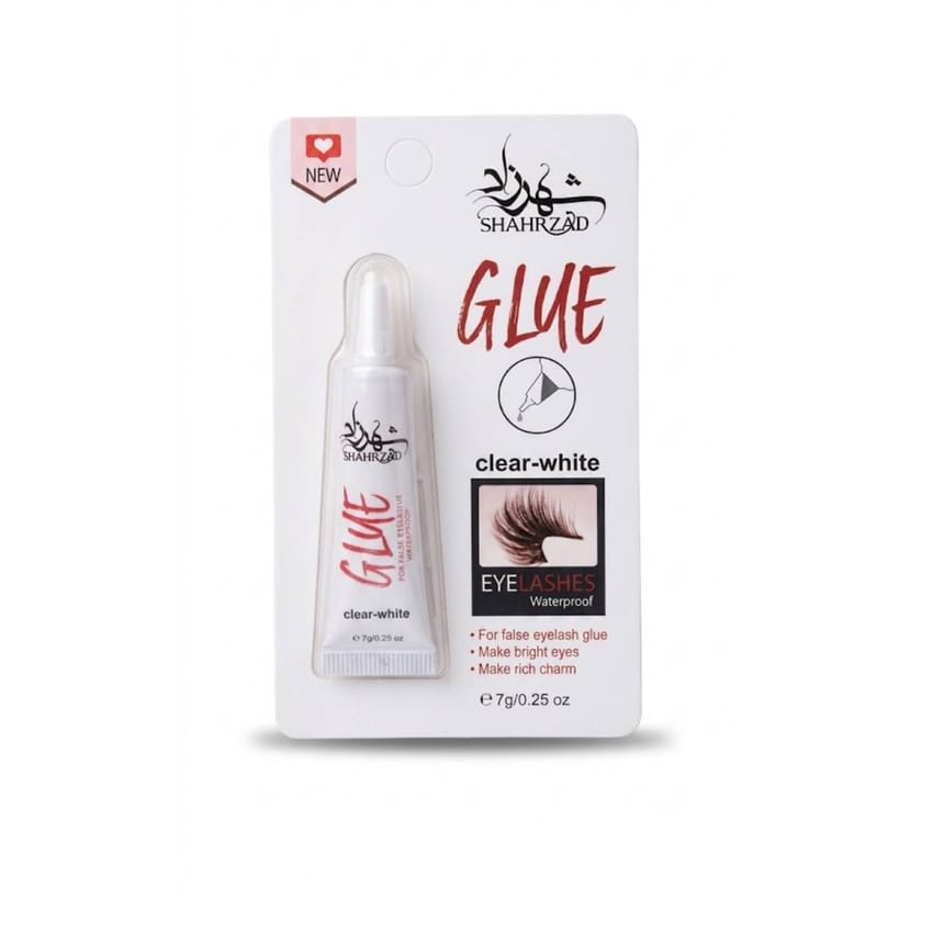 SHAHRZAD Eyelashes Glue Clear-White Waterproof 7g