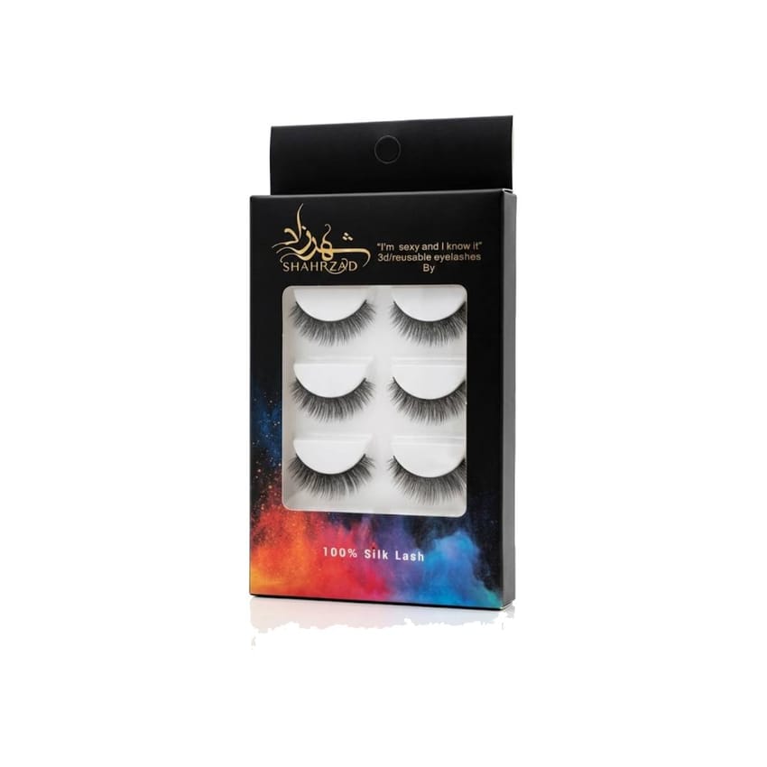 Shahrazad 3D Reusable Silk Eyelashes – X22