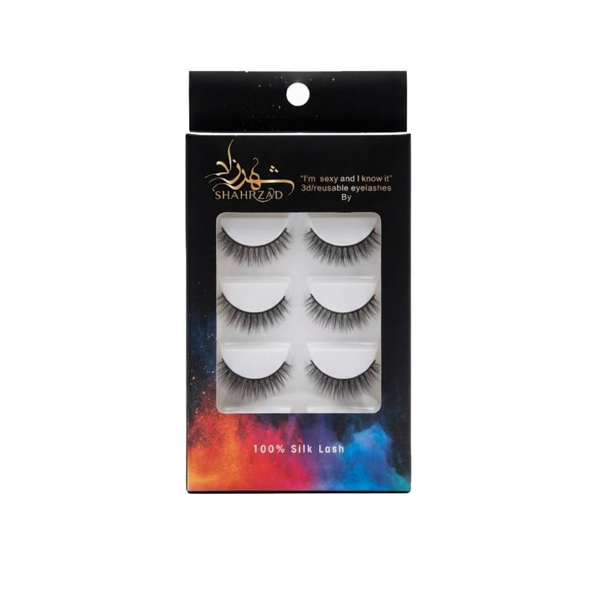 Shahrazad 3D Reusable Silk Eyelashes – X20