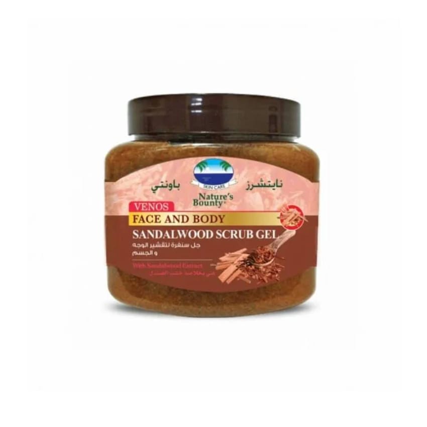 Nature's Bounty Sandalwood Face & Body Scrub Gel – 300g