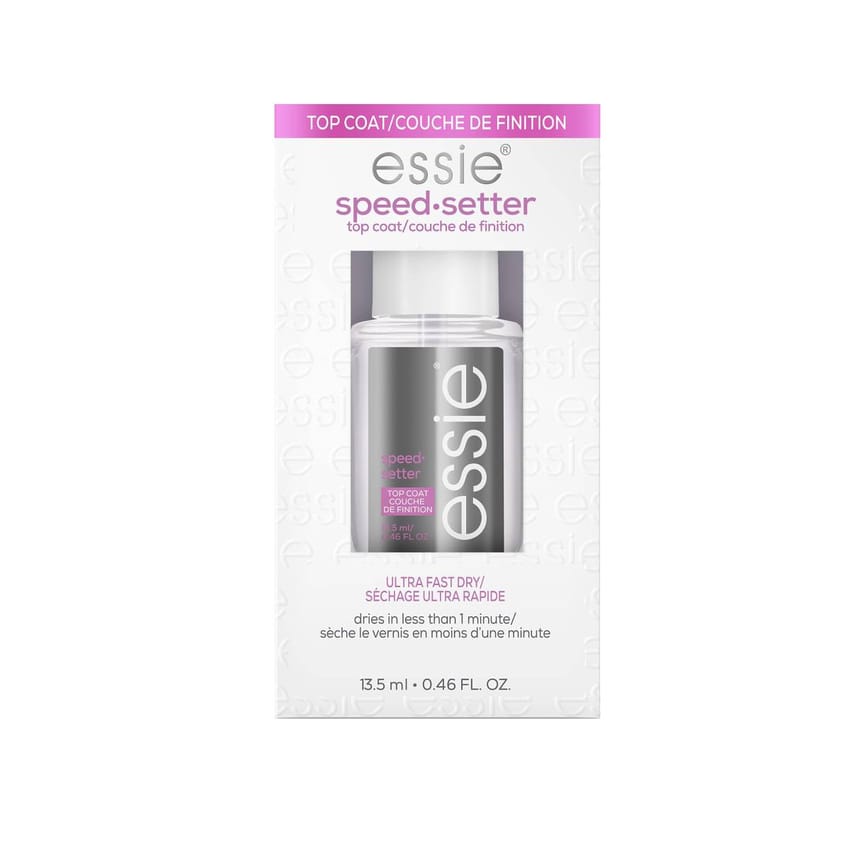 Essie Speed Setter Top Coat – 8-Free Vegan Quick-Dry Nail Po | nail-polish | nail-care | essie | top