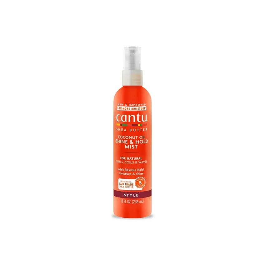 بخاخ كانتو بزيت جوز الهند للمعان وتثبيت الشعر – 237 مل | cantu | hair-care