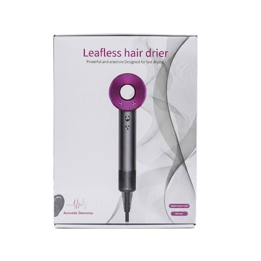 Leafless Hair Dryer with Intelligent Temperature Control