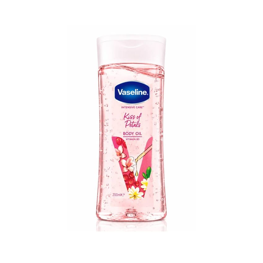Vaseline Kiss Of Petals Vitamin B3 Body Oil – 200ml | body-oil | body-care | vaseline