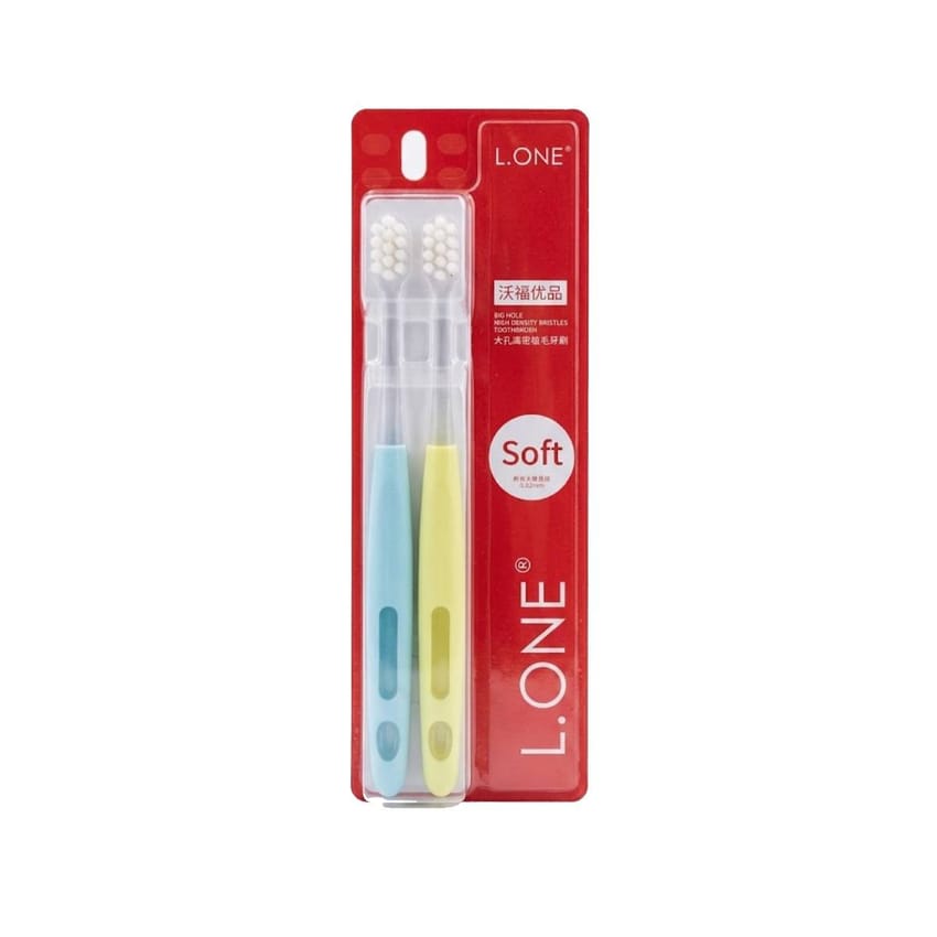 L.ONE Ultra Soft Toothbrush Set – 2 Pcs