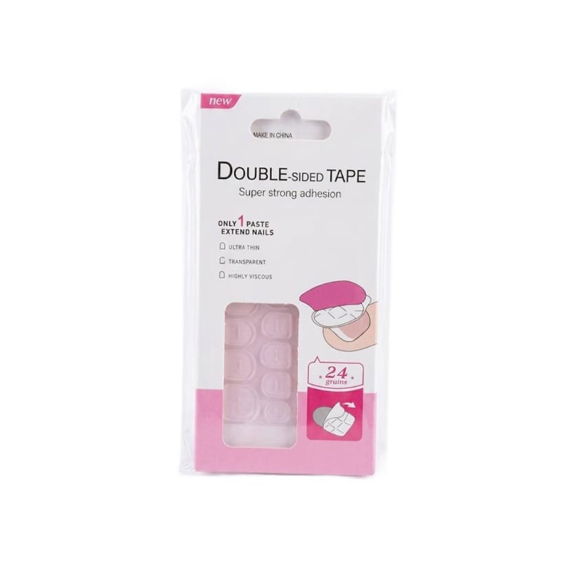 Double-Sided Nail Adhesive Tabs 24 Pcs