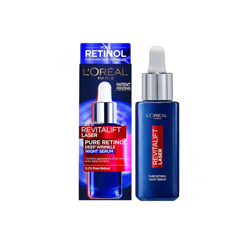 سيروم لوريال ريفيتاليفت ليزر الليلي 0.2% ريتينول خالص 30 مل | skin-treatment | skin-serum | loreal | skin-care