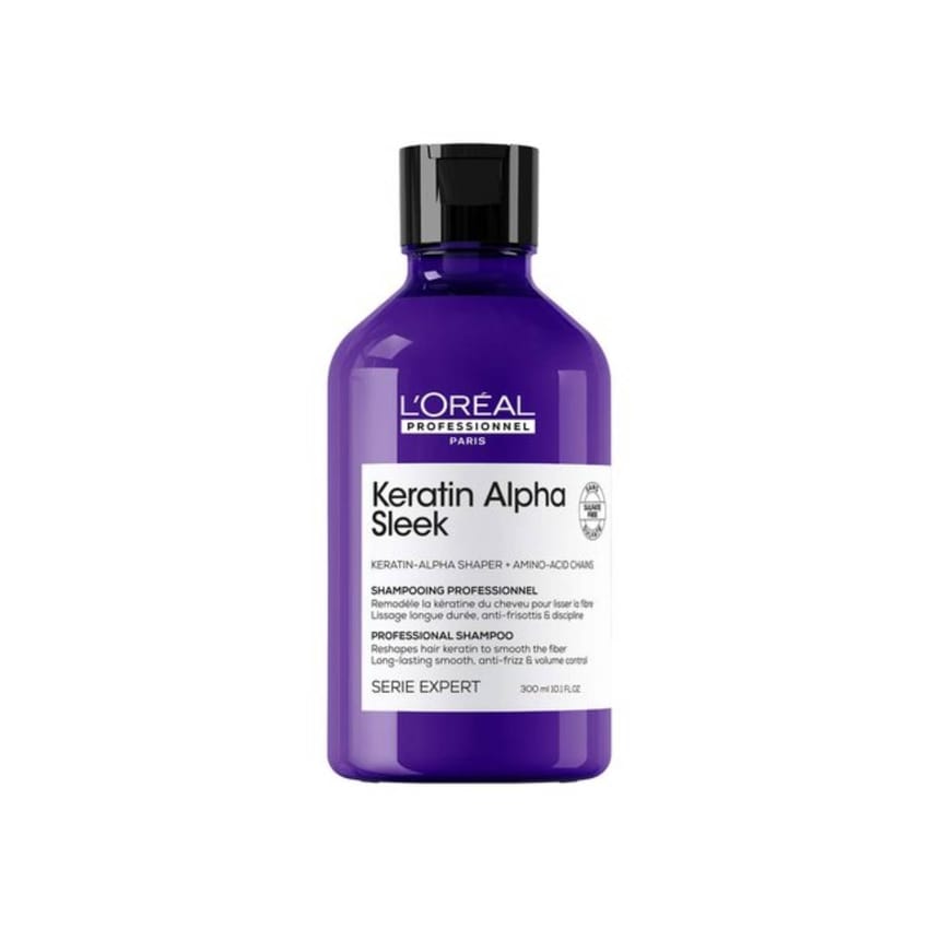 L'Oréal Professionnel Keratin Alpha Sleek Professional Sulphate-Free Shampoo 300ml