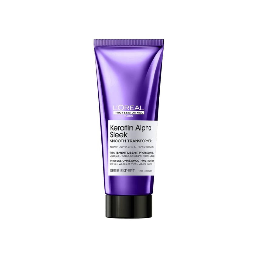 L'Oréal Professionnel Keratin Alpha Sleek Smooth Transformer Professional Smoothing Treatment 200ml