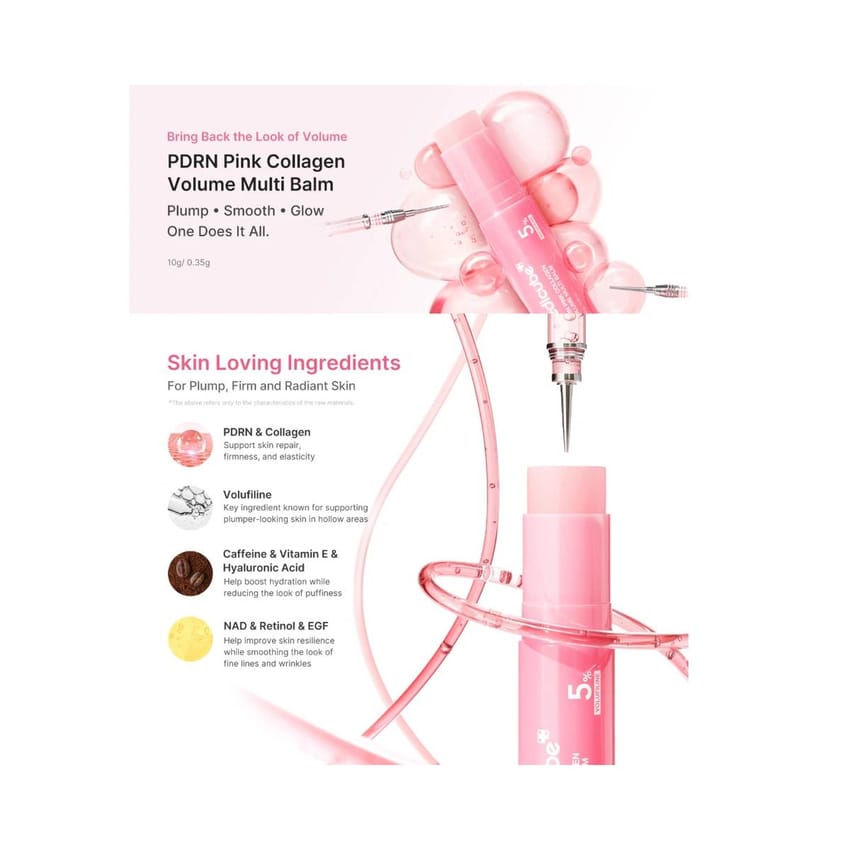 Medicube PDRN Pink Collagen Volume Multi Balm – 10g | korean | medicube Medicube PDRN Pink Collagen Volume Multi Balm – 10g | korean | medicube