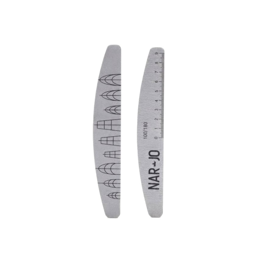 مبرد أظافر احترافي NAR JO بدرجة 100/180 مع مسطرة قياس | nail-tools | nar-jo | nail-care