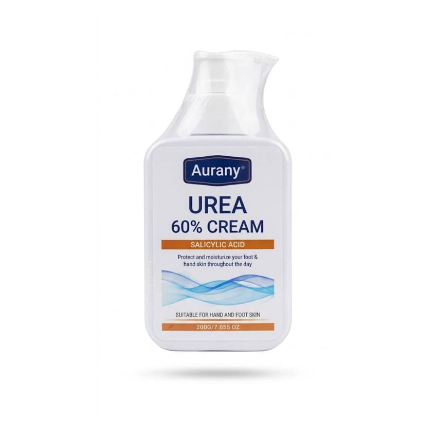 كريم اليوريا 60% من Aurany مع حمض الساليسيليك – 200 غرام | foot-care