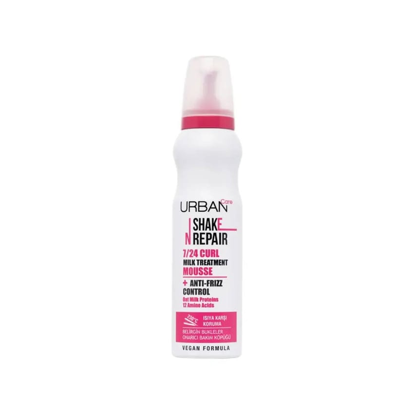Urban Care Shake N Repair 7/24 Curl Milk Treatment Mousse 15 | hair-mousse | hair-care